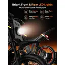 URIFE Vélo électrique 14 pouces, avec batterie amovible 48 V 20 Ah, moteur 80 Nm (vitesse de 25 km/h), autonomie de 50 milles image 4