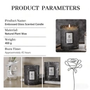 Zooly Bougie parfumée à bordure dentelée senteur San Diego Blackwood - 200 g image 3