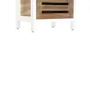 Interiors by Premier Storage Unit Portsmouth 3 Drawer White/Natural image 1