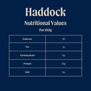 The Fish Society Wild Atlantic Skinless Haddock Fillets - 280g image 5