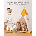Tente Tipi pour Enfants Besrey, 100% Coton image 3