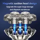 Qiman8009 Head Shavers for Bald Men 7D Floating Wet & Dry Electric Razor for Bald Heads with LED Smart Display  image 4