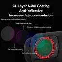 ochama×J.ZAO Pocket 3 Filter Kit - Magnetic Clip-On Filters (Black Mist/ND/CPL/UV) Compatible with DJI Osmo Camera Accessories image 7