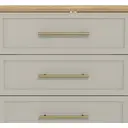 Galano Cleverton 4-Drawer Chest – Storage Cabinet & Closet Organizer for Bedroom, Hallway & Entryway (Light Grey/Oak) image 7