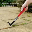FLORA GUARD joint scraper, double-sided sharp stainless steel blade used for removing moss and weeds in slab joints, weed knife with ergonomic handle image 0