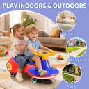 Neuleb Vedes Moto porteur électrique 12 V avec pédales, batterie rechargeable, 2-en-1, 3 vitesses, vitesse maximale 5 mph, anti-basculement, haut-parleur musical et roues lumineuses, charge maximale 160 lbs (≈73 kg), cadeau pour enfants dès 3 ans, rouge image 9