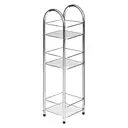 Essentials by Premier 3 Tier Chrome Storage Stand image 0