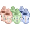 Tommee Tippee Closer To Nature 0+ Months Baby Feeding Bottles 260ml 6 Pack image 1