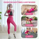 Good Nite Resistance Bands for Women and Men, 5 Different Levels of Resistance Exercise Bands for Yoga, Pilates - Include Carry Bag - for Hand, Hip and Leg Training image 4