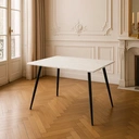 Urban Meuble DINING TABLE 120/80/75 cm Rectangular White image 7