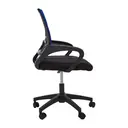 Interiors by Premier Office Chair with Arms Frazer Mesh Black/Blue image 3