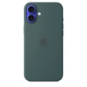 Apple Coque en silicone avec MagSafe pour iPhone 16 Plus - Vert marin image 1