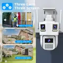 JOOAN Outdoor Full HD Camera with Triple Lens, Convenience Store & Street Surveillance Security Camera, Humand Tracking, 2, 4G and 5G WiFi Smart Camera, H.265/H.264 image 4