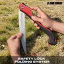 FLORA GUARD 12 Inch Folding Pruning Saw, Quality SK-5 Steel, Soft Grip Hand Saw for Wood Gardening Camping Bushcraft image 1