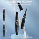 Sunluxy S600 Black Electric Eyelash Curler, Natural Curling Long-Lasting Styling, LED Temperature and Battery Display, Smart Safety Automatic Power-off, Rechargeable Portable Eyelash Curler image 8