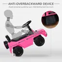 HOMCOM 3 in 1 Kids Ride On Car G350 Licensed Foot To Floor Slider Toddler Push Along NO POWER Pink 12-36 months image 6