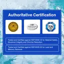 VIVREAL Water Filter Compatible with Zerowater Pitchers, 5-Stage Filtration System, Removes Chlorine, Lead, Mercury, Cadmium & Other Heavy Metals, Reduces TDS to 0, NSF Certified F006 TDS0 FILTER image 2