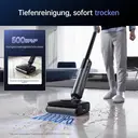 JONR H2 aspirateur eau et poussière, 20000 Pa, conception innovante sans odeur. | Réservoir d'eau de 1500 ml, position à plat à 180° (puissance d'aspiration et performance d'eau non réduites), adapté pour cuisine, chambre et salon image 3