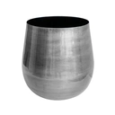 Antique Pewter Bell Bottomed Planter 22cm image 0