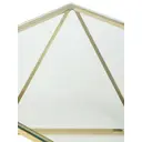 Interiors by Premier Coffee Table Allure Twist Gold Finish/Glass image 3