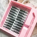 MeoMagic - Kit de faux cils précollés avec pinces à épiler, 10 lignes - WM26 image 1