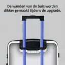 ochama Reiskoffer Set van 3 Stuks, Hardcase Kofferset met 360° Zwenkwielen en Trekstang, 20+24+28 Inch Bagageset voor Reizen, Robuuste Trolley Set, Obsidiaan Zwart image 5