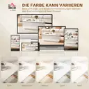 HOMCOM Couchtisch Höhenverstellbar, Wohnzimmertisch mit Hebeplatte, 2 Schublade und verstecktem Stauraum, Kaffeetisch Sofatisch für Wohnzimmer, Hochglanz Weiß image 7