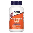 NOW Foods Hyaluronic Acid + MSM Joint Skin 50mg Capsules - 60 Vegan Capsules image 0