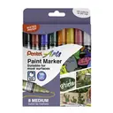 Pentel Medium Paint Marker Standard Colours Pack of 8 image 1