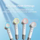 Huikeda High-Speed Hair Dryer, 110,000 R/PM Ionic Blow Dryer with Brushless Motor, 1500W Fast Drying with 360° Magnetic Nozzle, Intelligent Temperature Control for travel & Home, Ultra-Lightweight  image 1