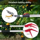 FLORA GUARD 1.3-2.2m Extendable Long Reach Pruner - Long Reach Pole Saw, Telescopic Fruit Picker, Long Reach Telescopic Tree Pruner - Lightweight Tree Trimmers image 5