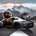 ATSHARK Handheld Vacuum Cleaner, 8000Pa Strong Suction, Lightweight and Portable, Wireless Charging, Can Use Car Power Charging, Suitable for Home, Car, Carpet, Stairs, and Pet Hair Cleaning, A-081, White image 4