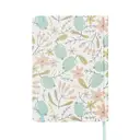 JUBILUU Carnet ligné A5 à couverture rigide en tissu floral 96 pages - Pastel Bloom image 1