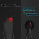 SUNLUXY JMY-05 Brosse de nettoyage pour le visage avec écran d'affichage grand format pour la puissance et le mode, fonctions nettoyage, massage, soin des yeux et compresse chaude tout-en-un - Noir image 4