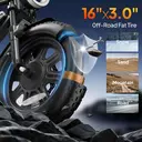 URLIFE T16 Electric Bicycle For Adults 250W Motor 48V 13AH Battery E-bike 16" Tire All-Terrain E-Mountain bike image 5