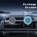 PAVAREAL CH70 15W magnetic wireless charging car mount Black image 2