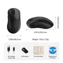 RAPOO VT3 MAX Wireless Gaming Mouse， True 8K Wireless Polling Rate， 53g Lightweight， Up to 750 Hr Battery， Nordic nRF54L15 MCU， 120-Million Optical Switch， 10 Programmable Buttons， Macro Enabled - Black image 8