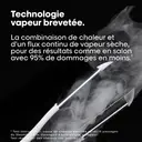 欧莱雅 Steampod 4.0 二合一蒸汽直发卷发器，快速造型，专利蒸汽技术，适用于所有发质，白色 image 6