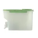 White Label Large 2L Drink Dispenser with Handle, Fits Fridge Door Storage, Home Essential, Green image 4