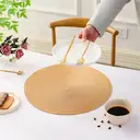 PP Single-Color Placemat
E-commerce Straw Yellow，Set of 6 Round Braided Placemats Table Mats for Dining Tables Washable Non-Slip Place Mats 15 inch for Home Decoration image 2