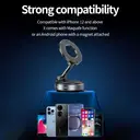 ATSHARK K007 Vacuum Magnetic Phone Holder, MagSafe Compatible Mobile Phone Mount with Strong Suction & Adjustable Angles, Foldable Magnetic Phone Stand for Car, Desk, Kitchen & Filming image 7