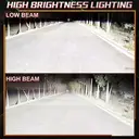 ENdureLite 9005/HB3 Driving Light Bulbs, 20,000LM Bright Bulb with Fan Cooling, 6000K White Plug and Play,Pack of 2 image 5