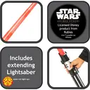 Star Wars Darth Vader Dress Up Costume with Lightsaber 5-6 Years image 4