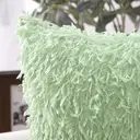 Phantoscope Mirror Collection, Feather-Effect Velvet-Style Cushion Covers, for Sofa, Bed & Chair, Light Beige, 18 x 18 inches (45 x 45 cm) image 3