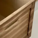 Interiors by Premier Storage Unit Bench Portsmouth 3 Drawer White/Natural image 4