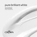 Crown One Coat Gloss Brilliant White 2.5L image 5