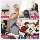 CONFU high-speed hair dryer 8926 black, 19,000 rpm, long-lasting, 2300W power, 1 air nozzle image 6