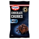 Dr. Oetker Milk Chocolate Chunks 100g image 1