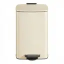 SONGMICSHOME  20L Trash Can, Kitchen Garbage Can, Soft Close and Stays Open, Sand Beige image 1