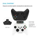 FIXED Double station de charge de manettes sans fil pour Xbox Series S, X et One, blanc image 3